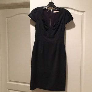 Rebecca Taylor grey cap sleeve dress